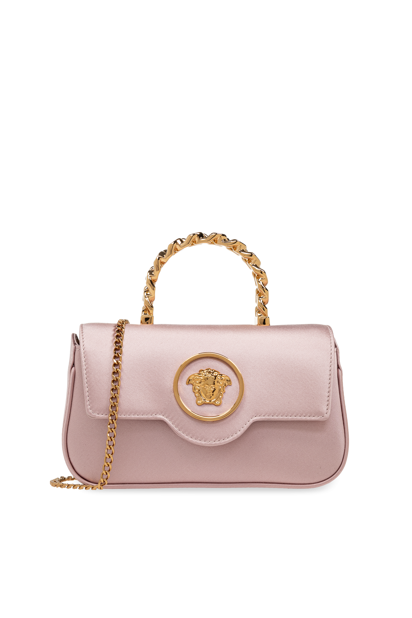 Versace Pink Fabric Shoulder Bag main image 1